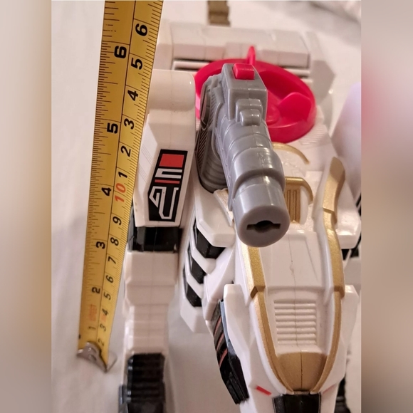 Imaginext Might Morphin Power Rangers White Ranger Tiger Zord - Picture 4 of 7